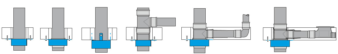 UBA-KS collar installation branches